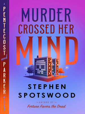 cover image of Murder Crossed Her Mind